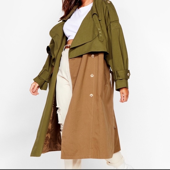 Nasty Gal Jackets & Blazers - NastyGal Oversized Trench Coat